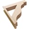 Ekena Millwork 8-in W x 36-in D x 40-in H Funston Block Rough Cedar Woodgrain TimberThane Outlooker, Primed Tan OUTUR080X36X40FST44RCPR - alternate 3